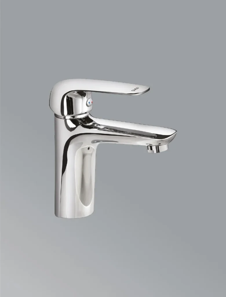 Aster- Single Control Basin Faucet In Polished Chrome