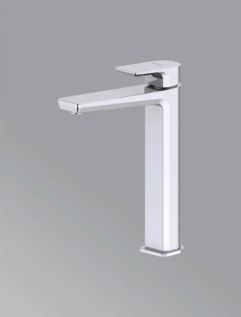 Enzo Neo-Single Control Basin Faucet Tall In Polished Chrome