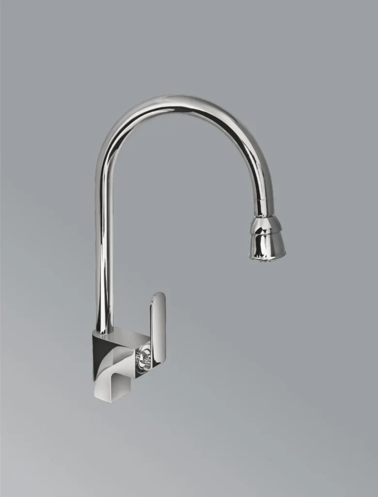 Single Function Deck-Mount Kitchen Faucet