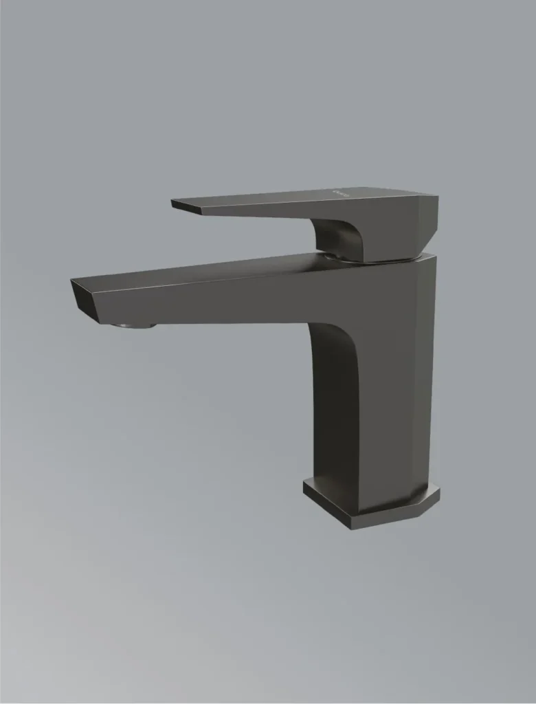Aura-Single Control basin faucet in gun grey