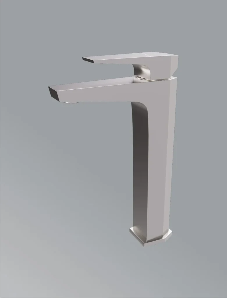 Aura-Single Control basin faucet tall in brushed nickel