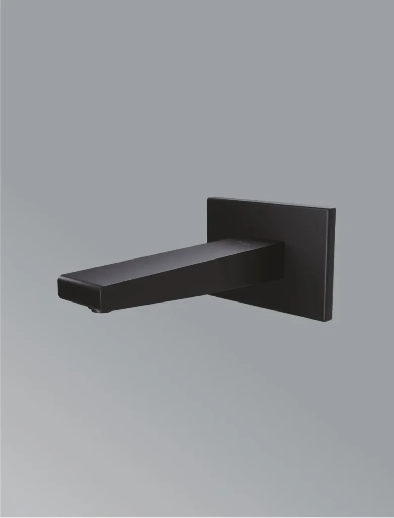 Bath Spout In Matt Black