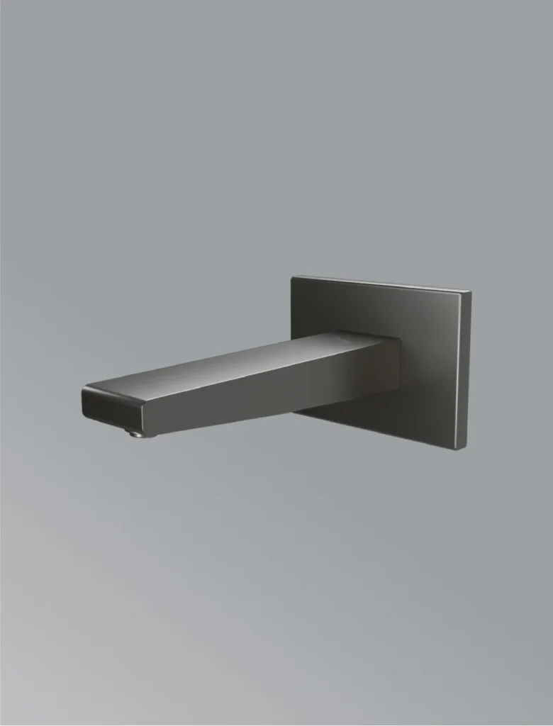 Bath Spout In Gun Grey