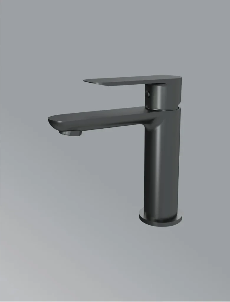 Spectra-Single Control Basin Faucet In Gun Grey