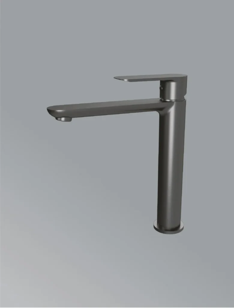 Spectra-Single Control Basin Faucet Tall In Gun Grey