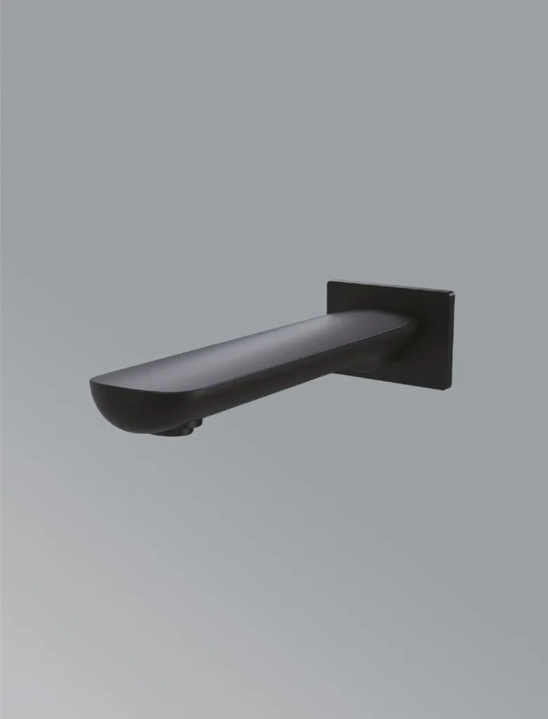 Bath Spout In Matt Black