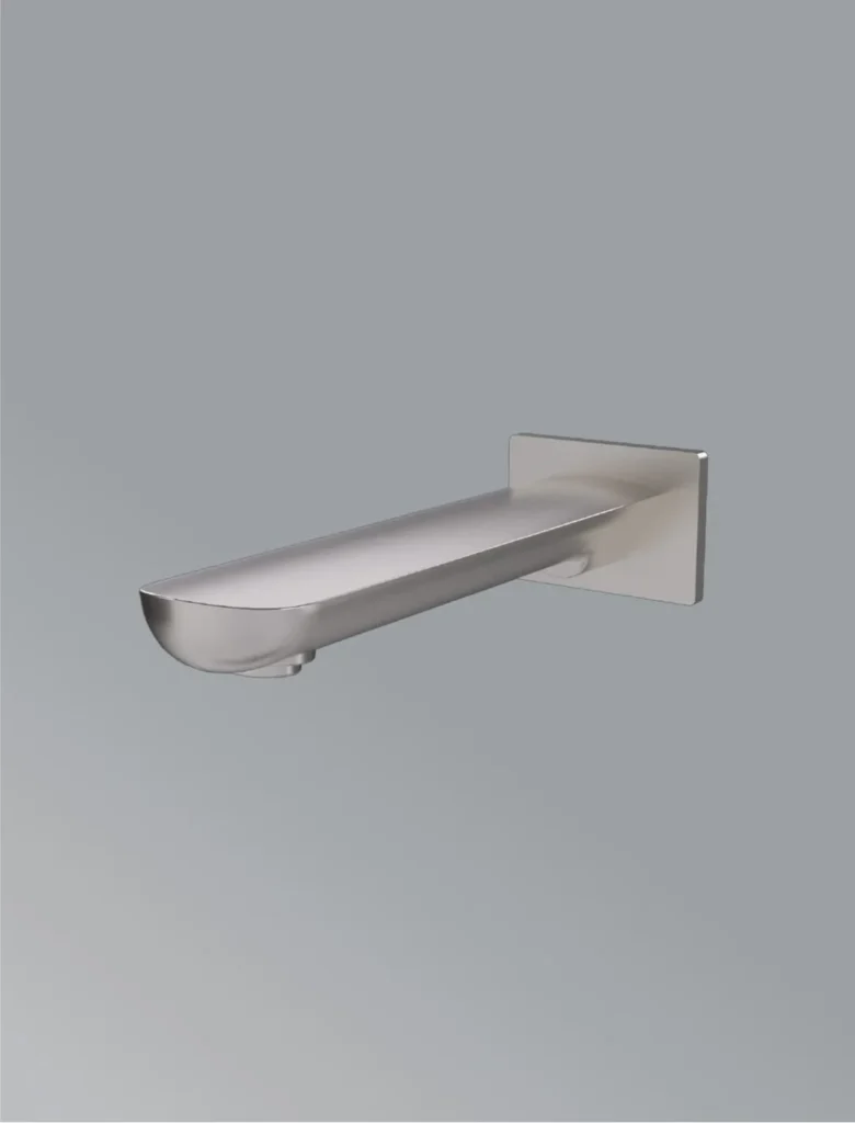 Bath Spout In Brushed Nickel