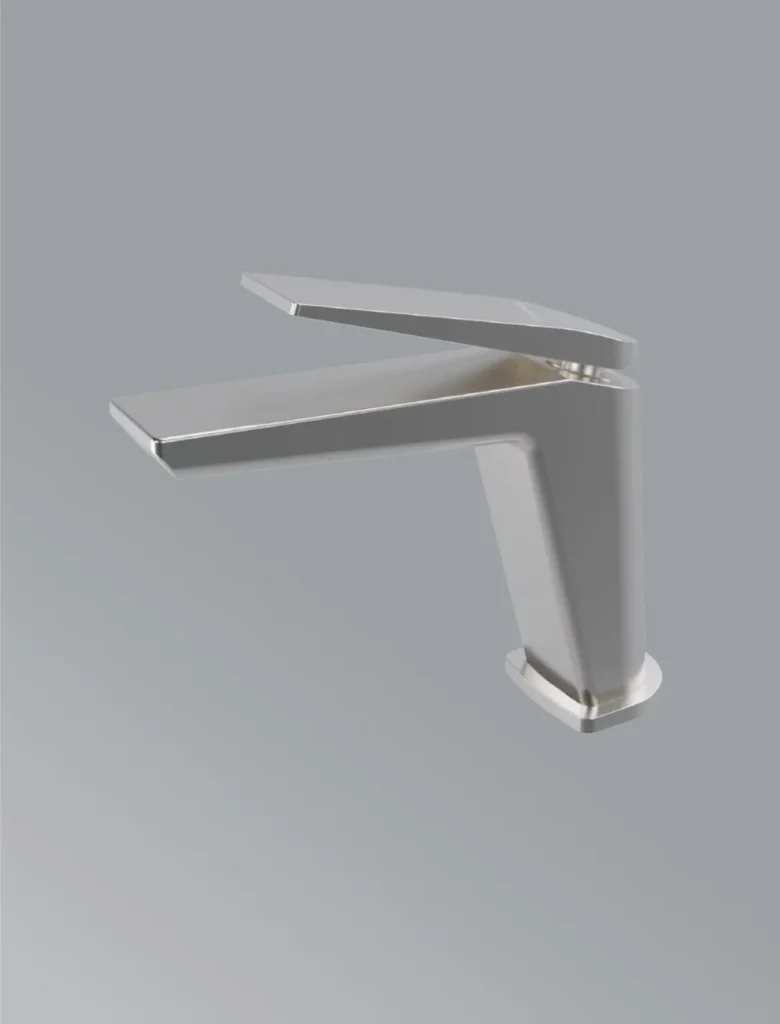 Vogue-Single Control basin faucet in brushed Nickel
