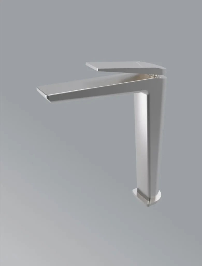 Vogue-Single Control basin faucet tall in brushed Nickle