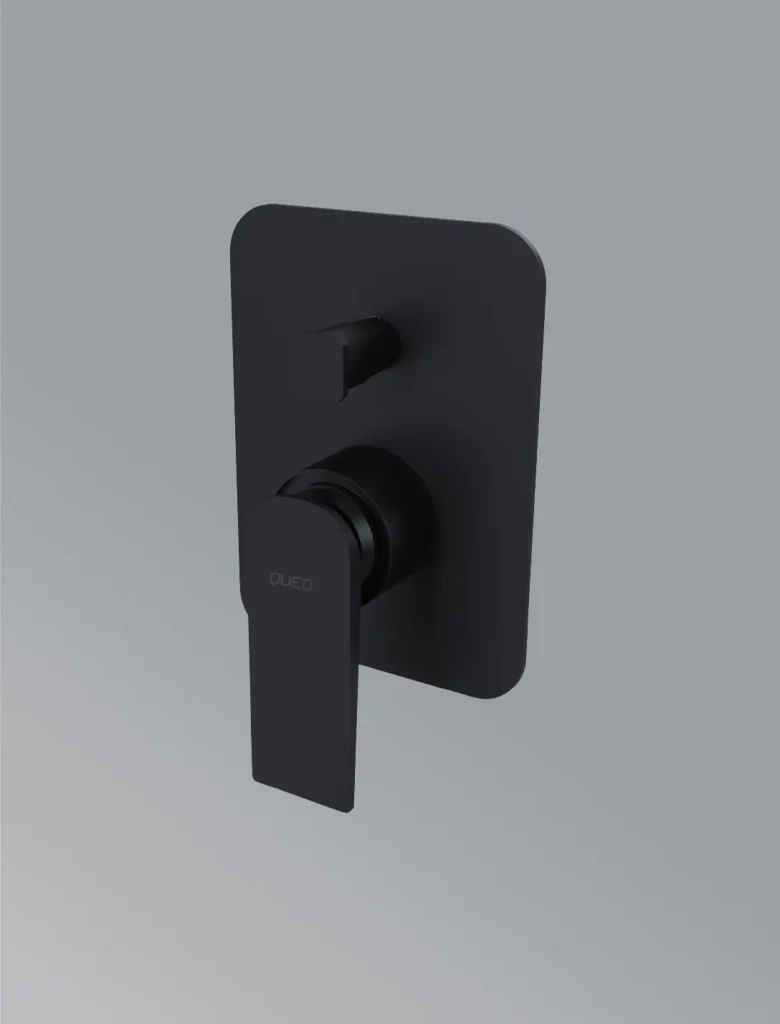 Diverter Trim Set in matt black