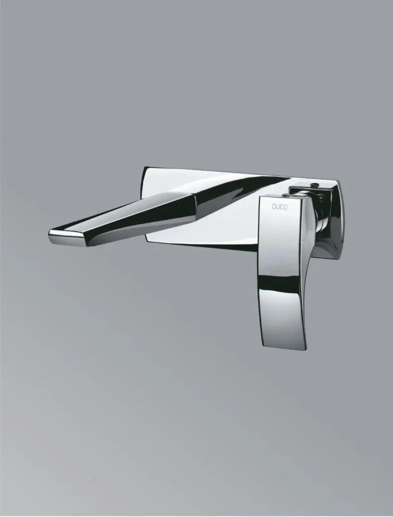 Felisa-Single Control Wall Mounting Basin Faucet Trim & Concealed In Polished Chrome