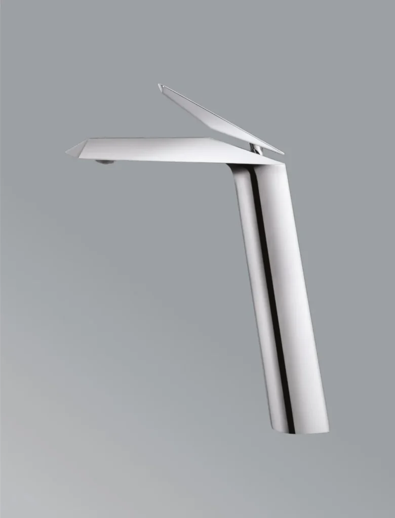 Rubix-Single Control basin faucet tall in polished chrome