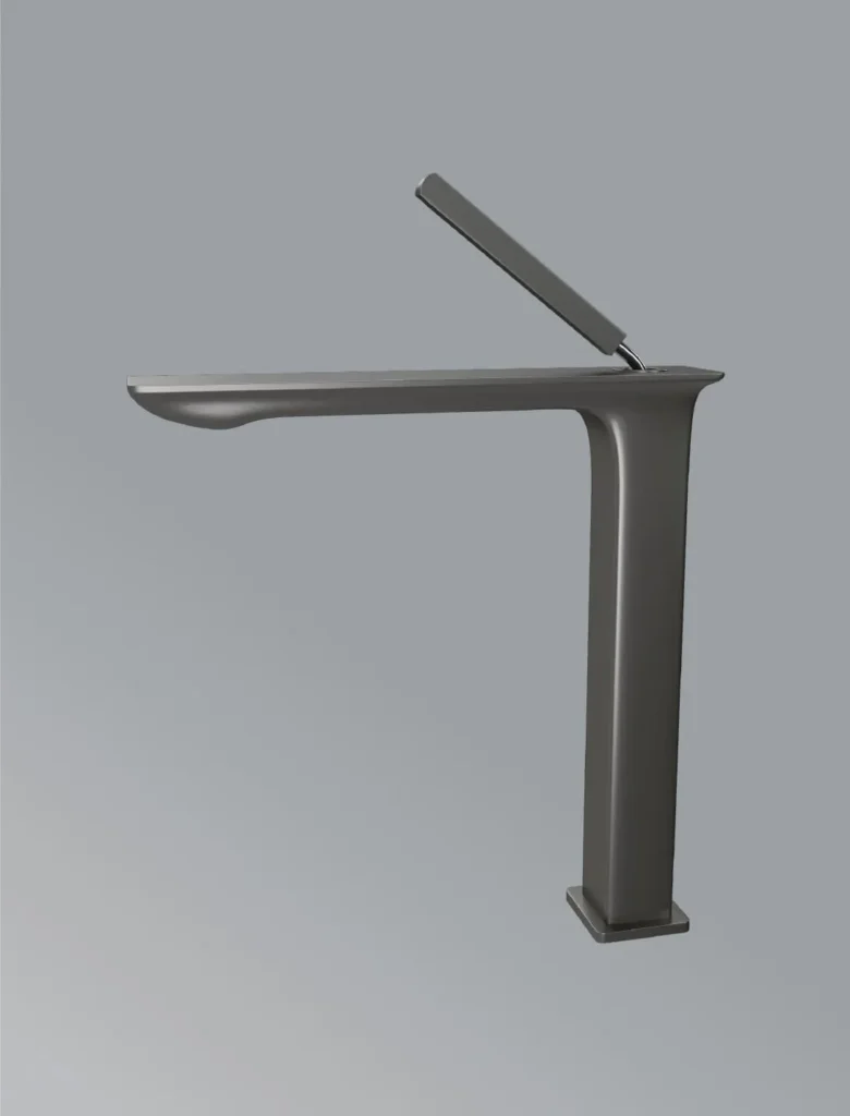 Zenith-Single Control basin faucet tall in gun grey